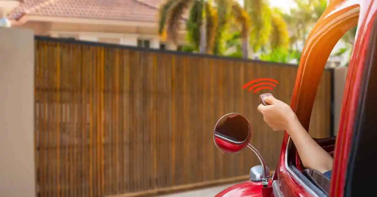 remote control gate opener