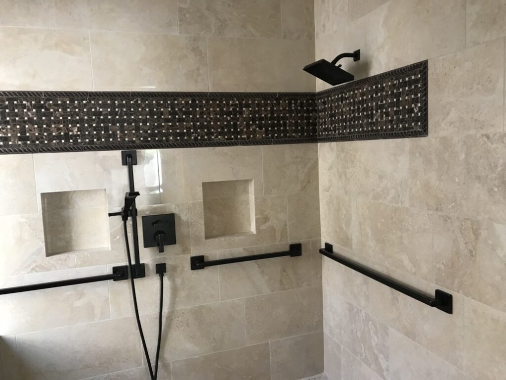 Bathroom with a Walk-In Shower