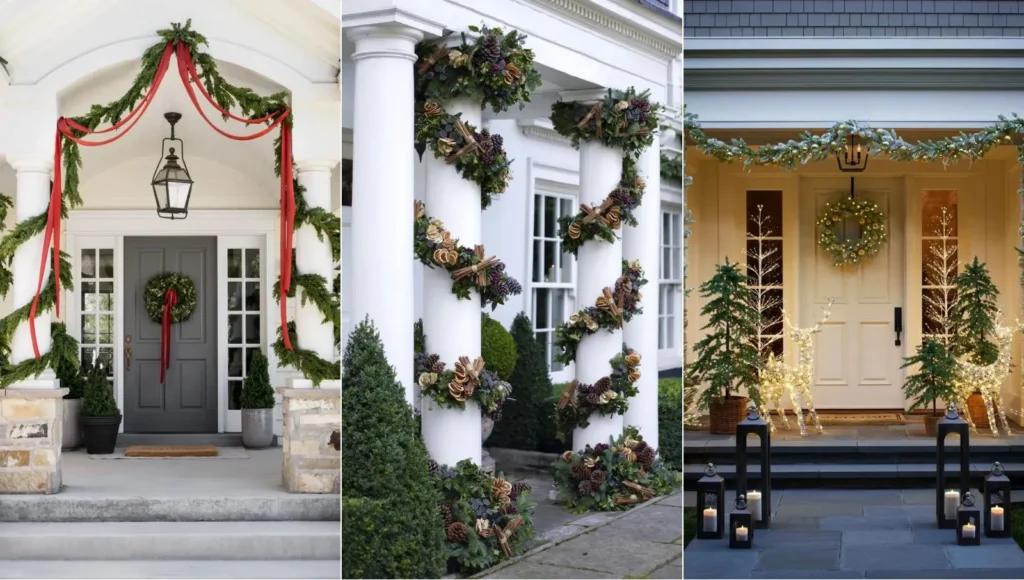 Creative Christmas Porch Accents