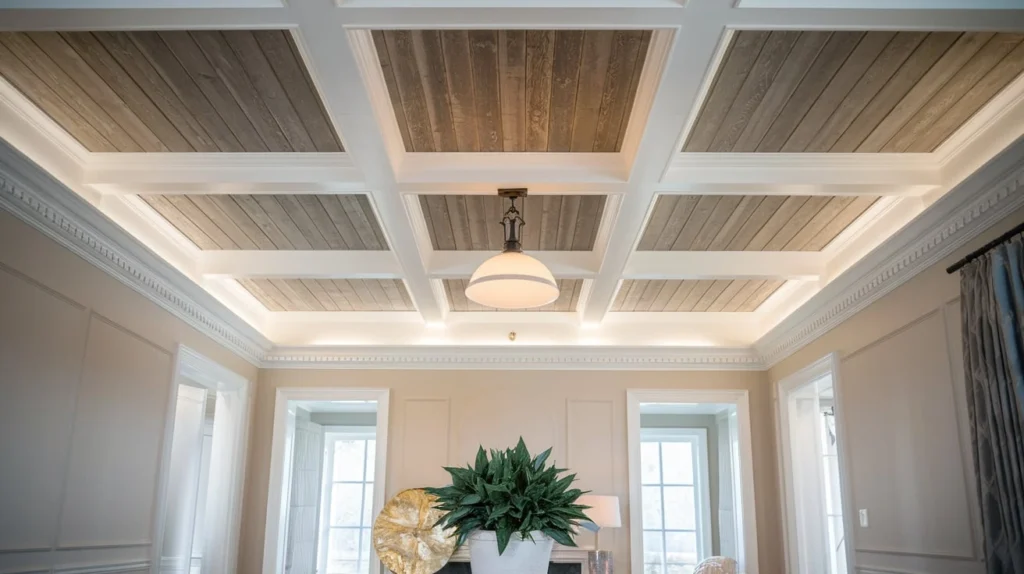 Advantages of a shiplap on ceiling