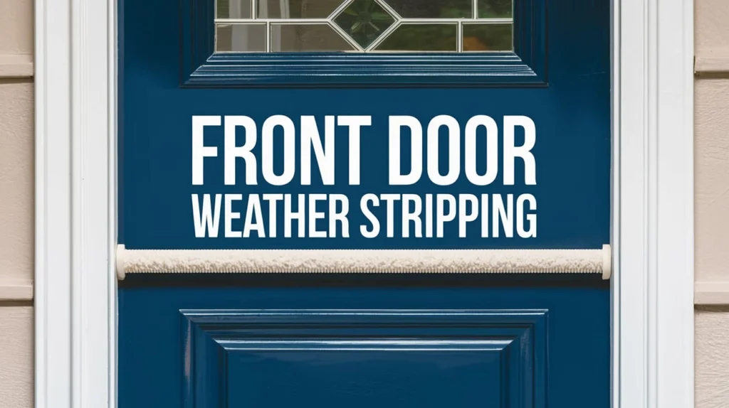 Front Door Weather Stripping