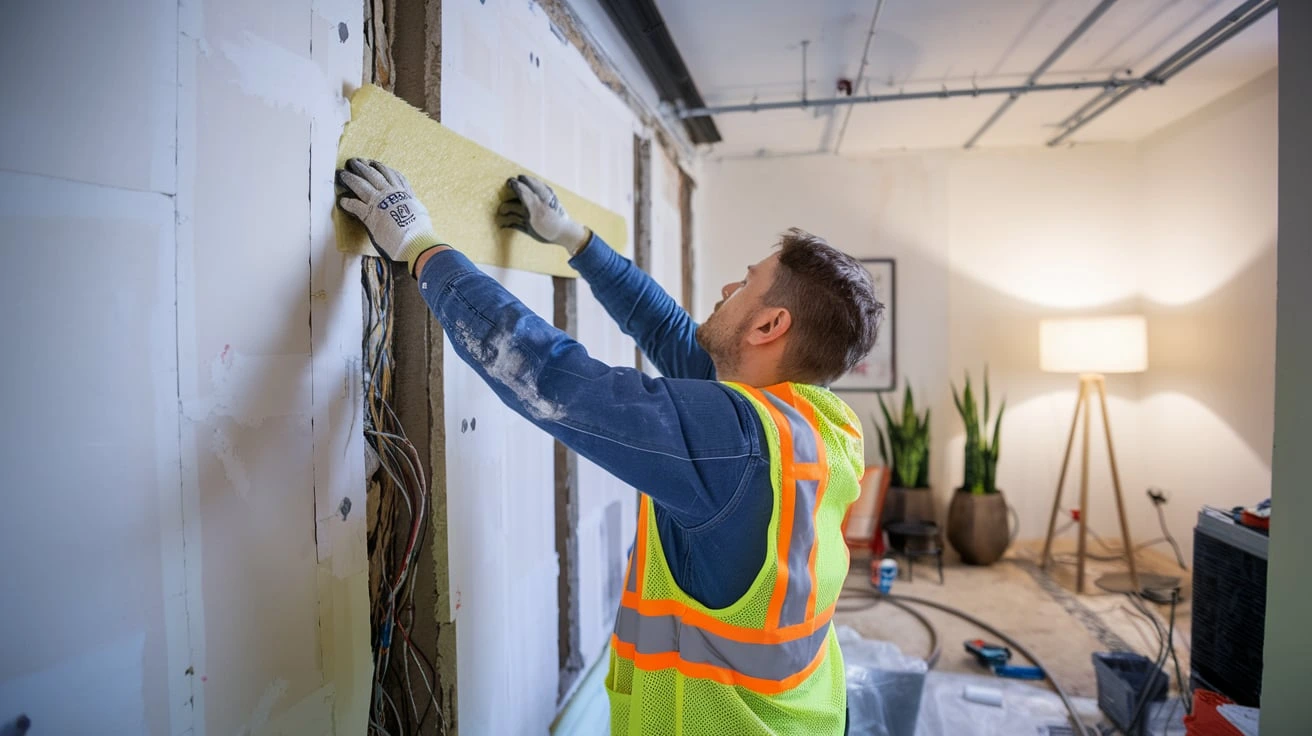 How to Place Fiber Insulation Tape Wall