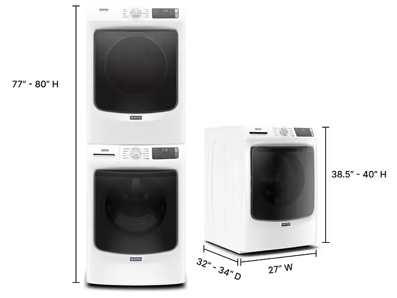 Stackable Washer and Dryer Dimensions