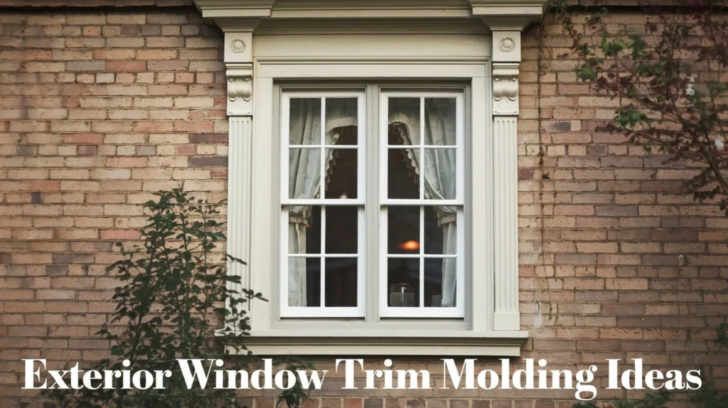 exterior window trim molding ideas