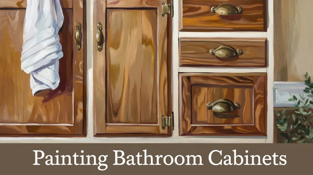 painting bathroom cabinets