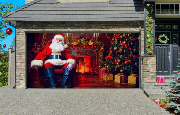 Christmas Garage Door Covers