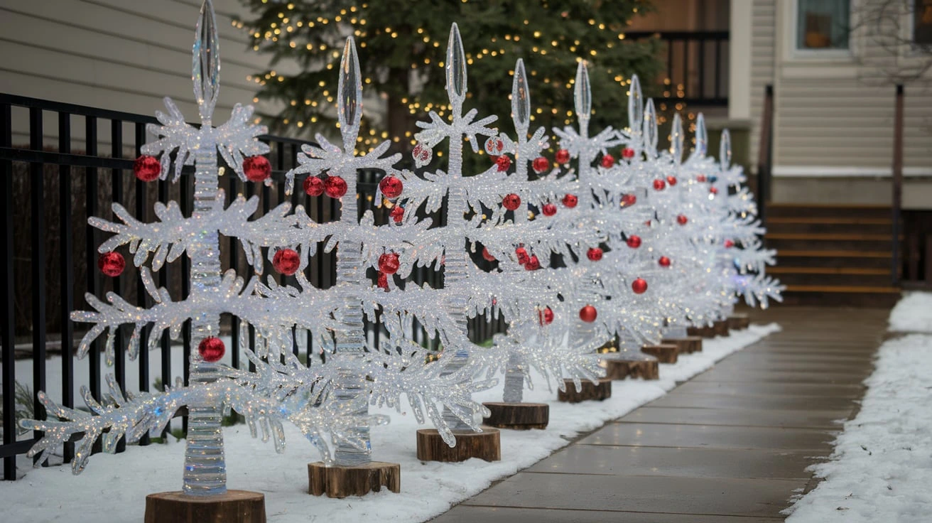 How to Transform Your Outdoor Space with Crystal Christmas Trees