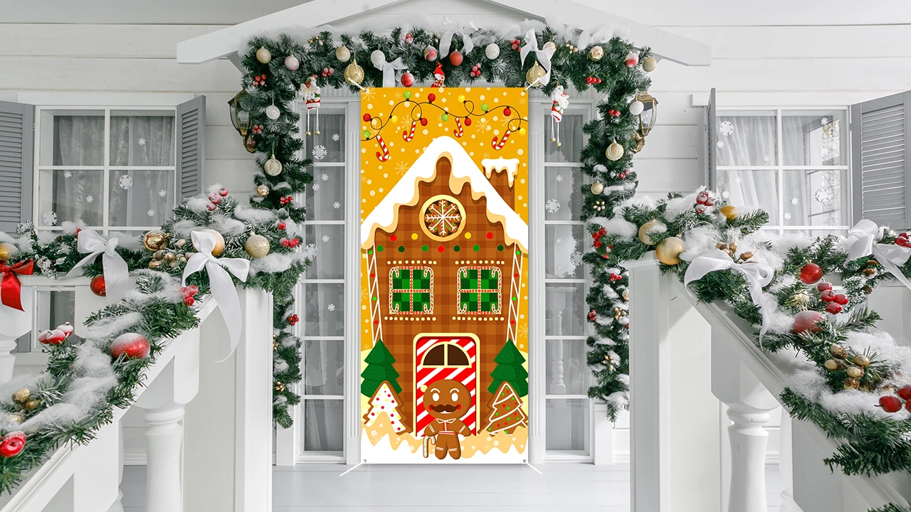 Gingerbread House Door Decorations: A Sweet and Creative Holiday Touch