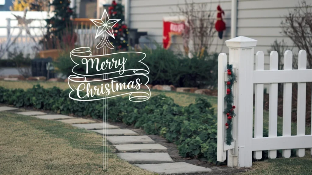 Popular Christmas Yard Stakes Outdoor Decorations Ideas