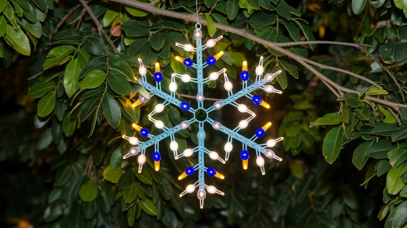 How to Enhance Your Home with Snowflake Christmas Lights: A Festive Interior Guide