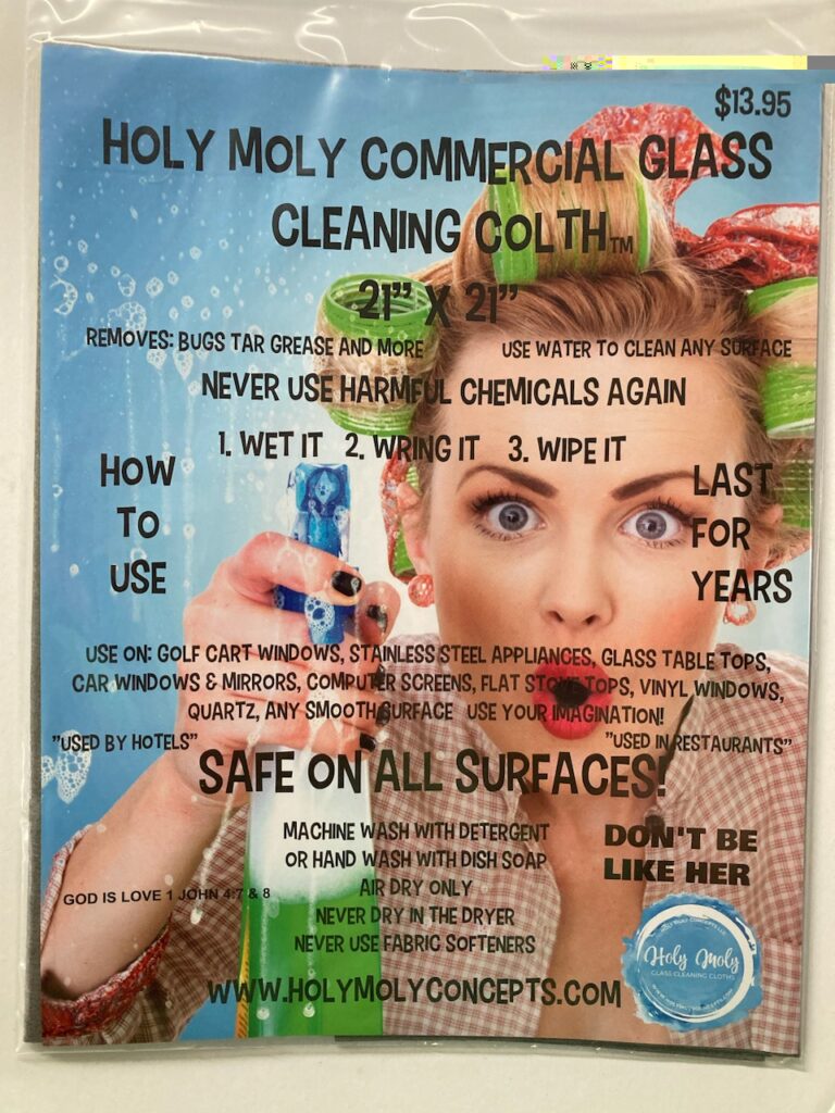 Holy Moly Glass Cleaning Cloth