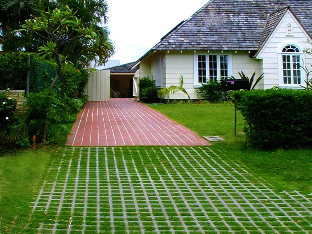 Grass and Paver Grid Grass and Paver Grid
