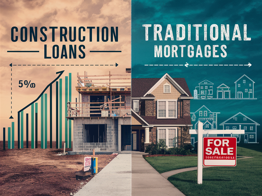 Construction Loans vs. Traditional Mortgages: Which Is Right for You? Construction Loans vs. Traditional Mortgages
