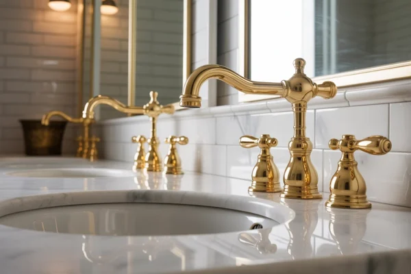 Gold Faucets for the Bathroom